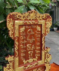 Tranh thờ cửu huyền thất tổ hoa mai