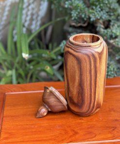 Chóe tài lộc gỗ, bình hút lộc MS25