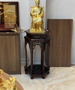 Đôn lục giác gỗ hương