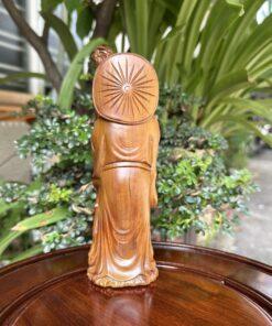 Tượng ông Thọ gỗ bách xanh
