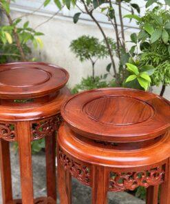 Đôn tròn gỗ hương MS35x50Đôn tròn gỗ hương MS35x50