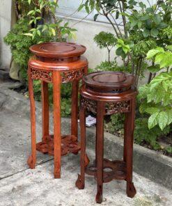 Đôn tròn gỗ hương MS35x60