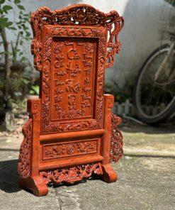 Tranh thờ cửu huyền thất tổ chạm tứ linh