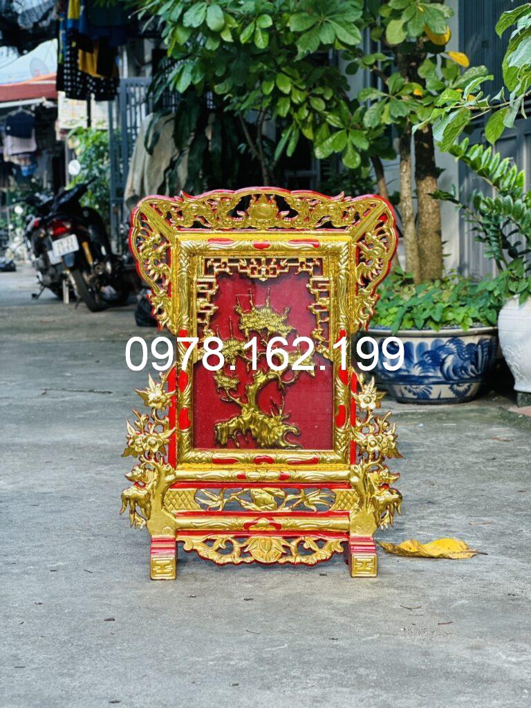Giá gương thờ sơn son thếp vàng MS69