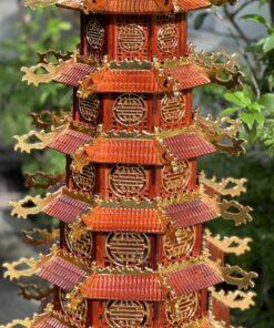 Tháp văn xương 9 tầng dát vàng