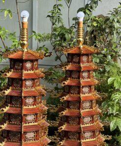 Tháp văn xương 9 tầng dát vàng