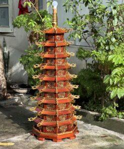 Tháp văn xương 9 tầng dát vàng