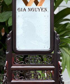 Khung ảnh thờ gỗ trắc 20x30 C56