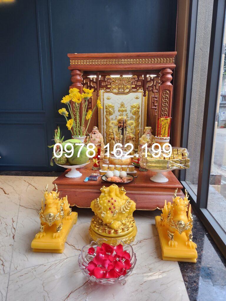 Bộ ban thờ thần Tài 10 món