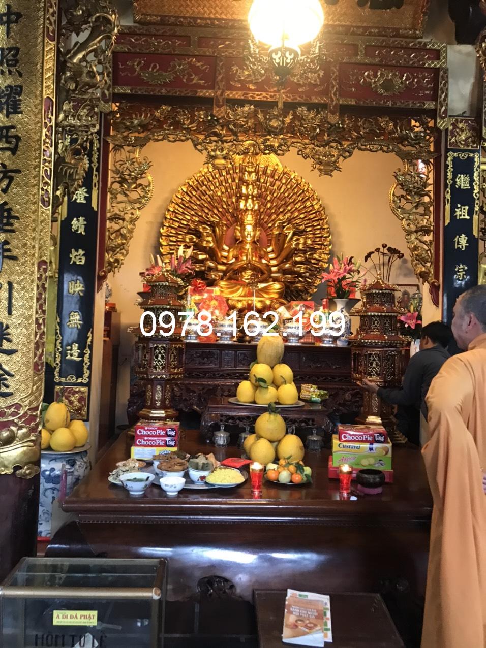Cửa võng đẹp điểm nhấn cho gian thờ