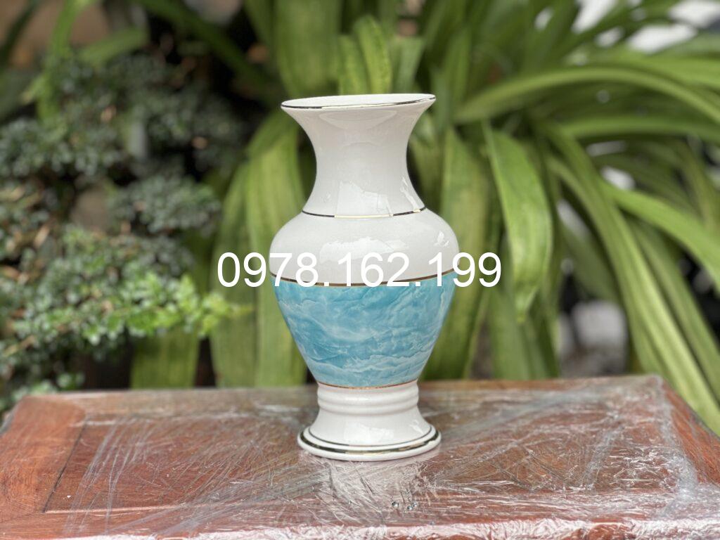 Bộ đồ thờ sứ xanh MX01