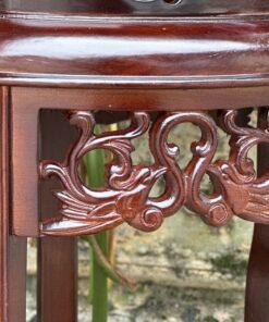 Đôn tròn gỗ hương giả cổ MS60