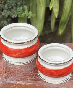 Bộ đồ thờ sứ đỏ MD18