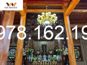 Cửa võng, điểm nhấn cho không gian thờ cúng