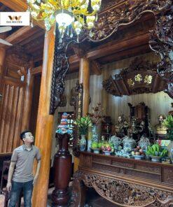 Cửa võng, điểm nhấn cho không gian thờ cúng