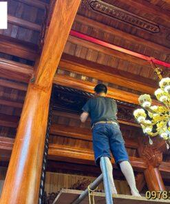 Cửa võng đẹp điểm nhấn cho gian thờ