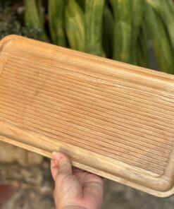 Khay gỗ decor hình chữ nhật