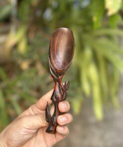 Thìa đong trà gỗ trắc