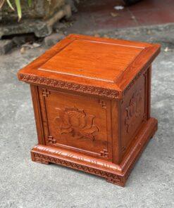 Đôn kê tượng gỗ hương 40x40
