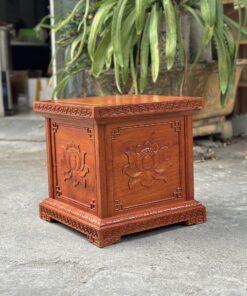 Đôn kê tượng gỗ hương 40x40