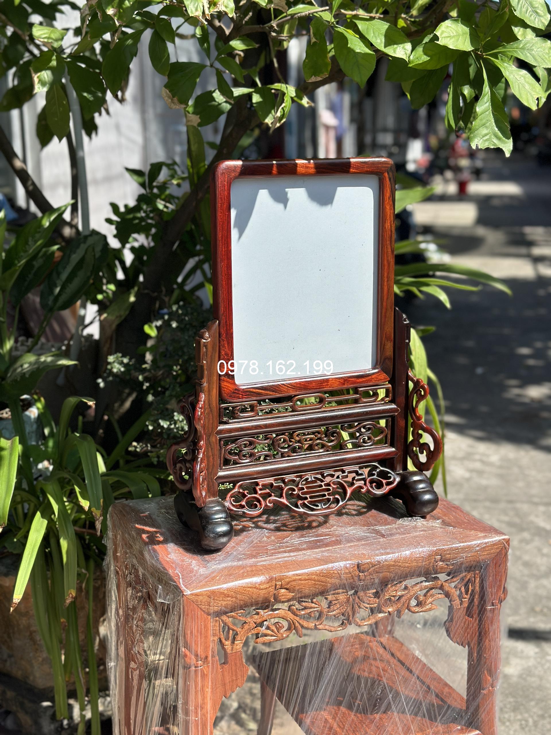 Khung ảnh thờ gỗ trắc 25x30