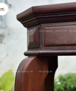 Đôn Chân Hươu Gỗ Hương Màu Óc Chó