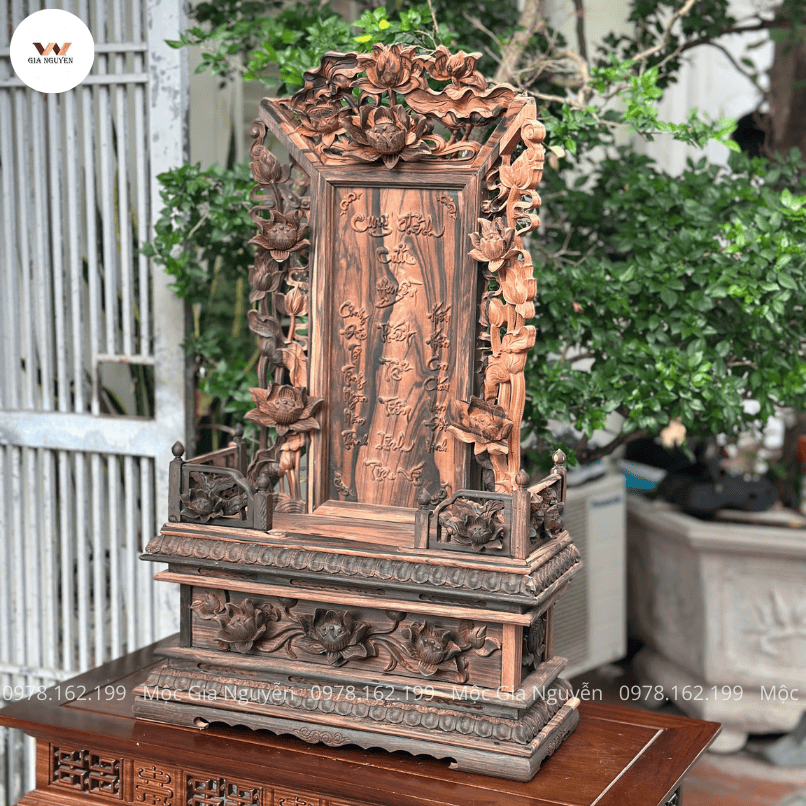 Long Vị Cửu Huyền Thất Tổ Gỗ Mun LV01