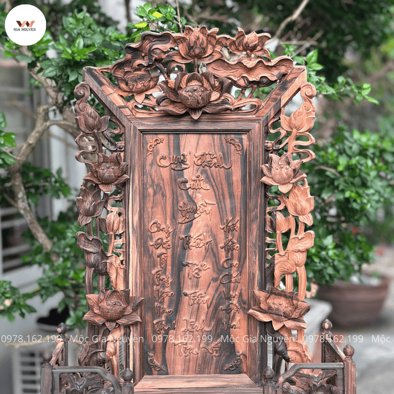 Long Vị Cửu Huyền Thất Tổ Gỗ Mun LV01