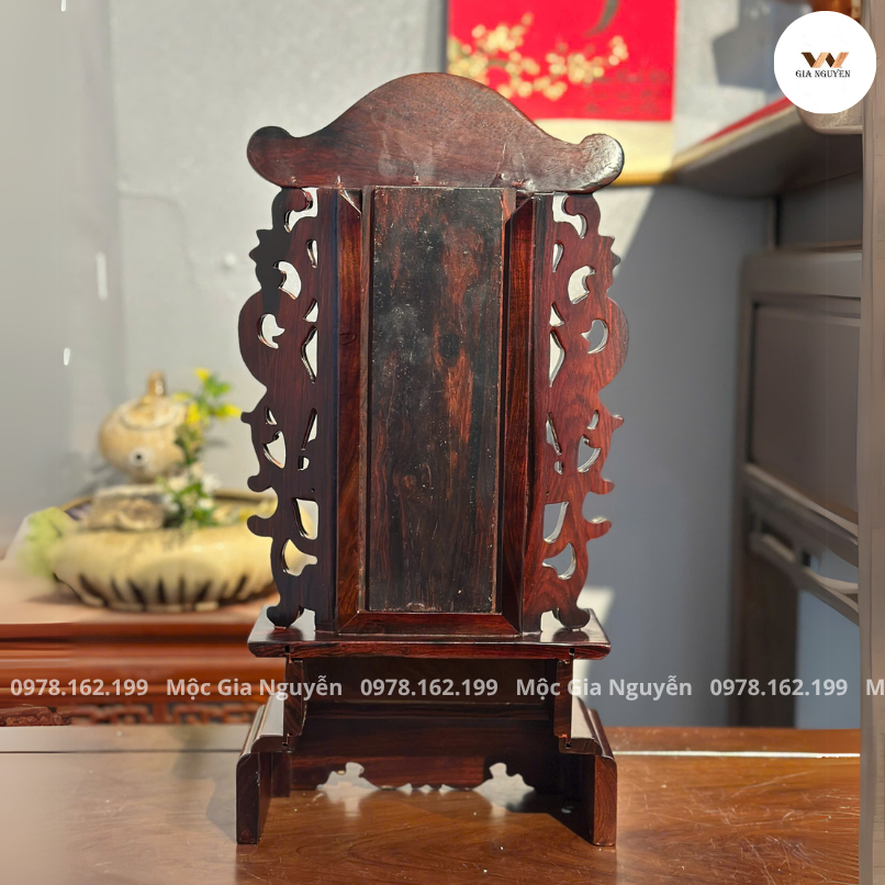 Bài Vị Cửu Huyền Thất Tổ Gỗ Trắc 48cm BV99