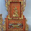 Giá Gương Cây Tùng Gỗ Hương Dát Vàng Cao 86Cm GD02
