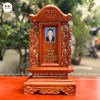 Bài Vị Song Long Gắn Ảnh Gỗ Hương Màu Trần 41x23cm BA50