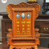 Bài Vị Hoa Mai Cho 3 Người Gỗ Hương Đá Màu Hương 65x45cm BA46
