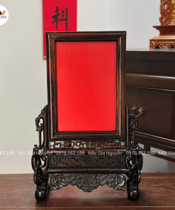 Khung Ảnh Thờ Gỗ Trắc Chữ Thọ Cỡ Ảnh 21x31cm KT07