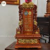 Long Vị Gỗ Hương Đá Gắn Ảnh Ngang 40cm Cao 69cm Sâu 20cm BA27