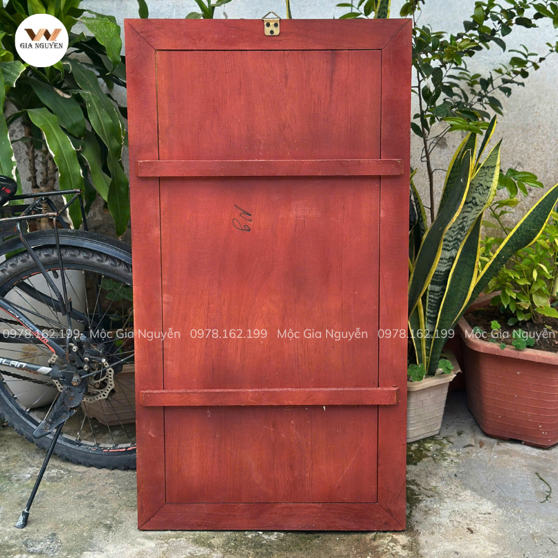 Tranh Cửu Huyền Thất Tổ Gỗ Hương Đá 108cm TC07 - Ảnh 7