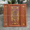 Tranh Cửu Huyền Thất Tổ Gỗ Hương Đá 108x108cm TC08