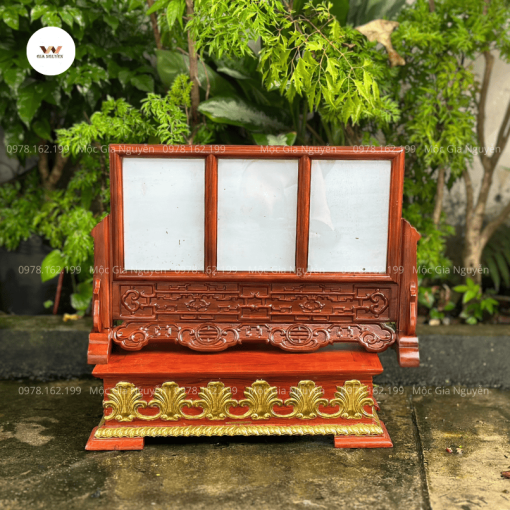 Khung ảnh thờ ba cho bàn thờ gia tiên
