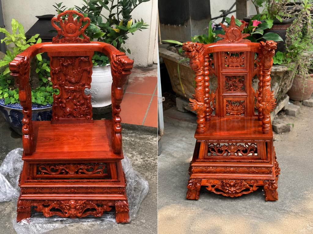 Ngai thờ và ỷ thờ khác nhau qua cấu trúc tổng thể