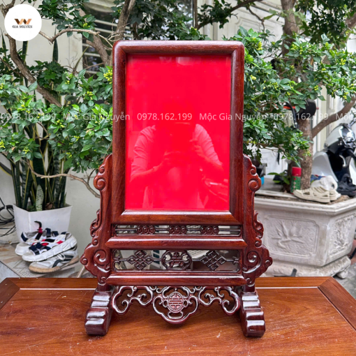 Khung Ảnh Thờ Chữ Thọ Gỗ Gụ 20×30 cmKhung Ảnh Thờ Chữ Thọ Gỗ Gụ 20×30 cm